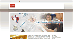 Desktop Screenshot of cookmedical.com.hk