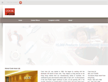 Tablet Screenshot of cookmedical.com.hk